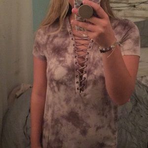 tie dye soft & sexy shirt